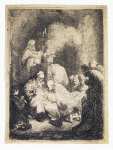 Rembrandt Harmensz. van Rijn Circumcision small plate  - Hermitage